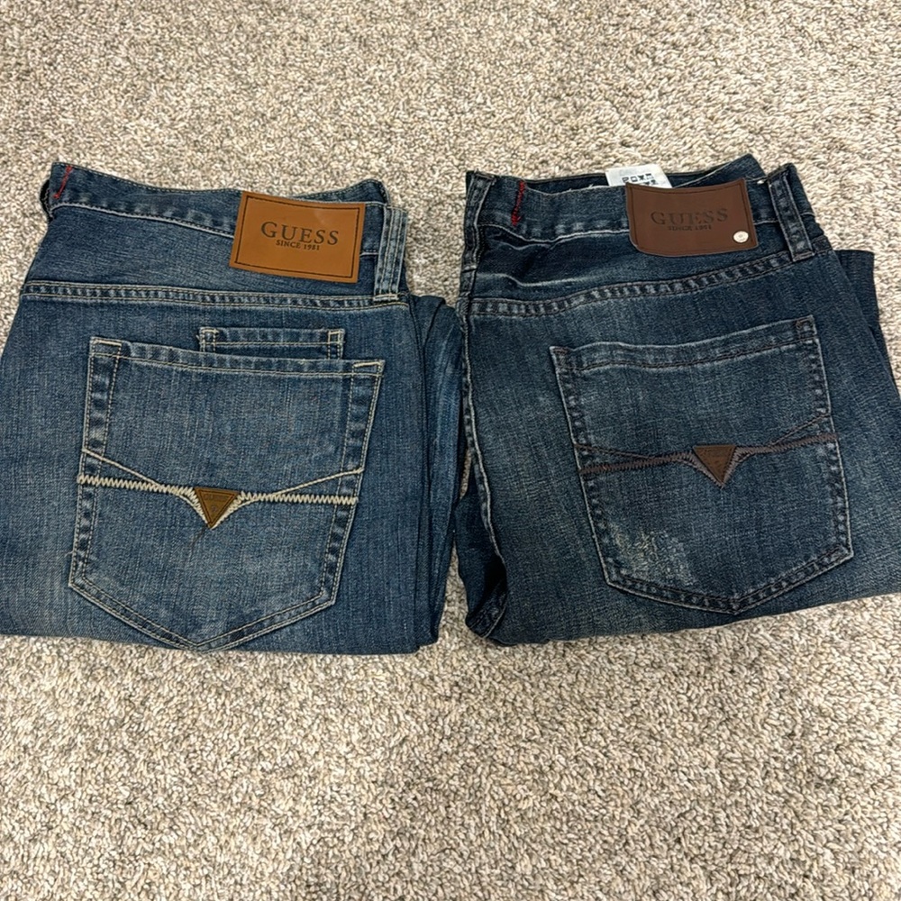 Guess jeans both for $35